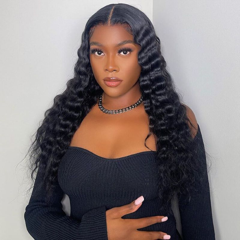 loose deep wave wig hd lace wigs closure wig