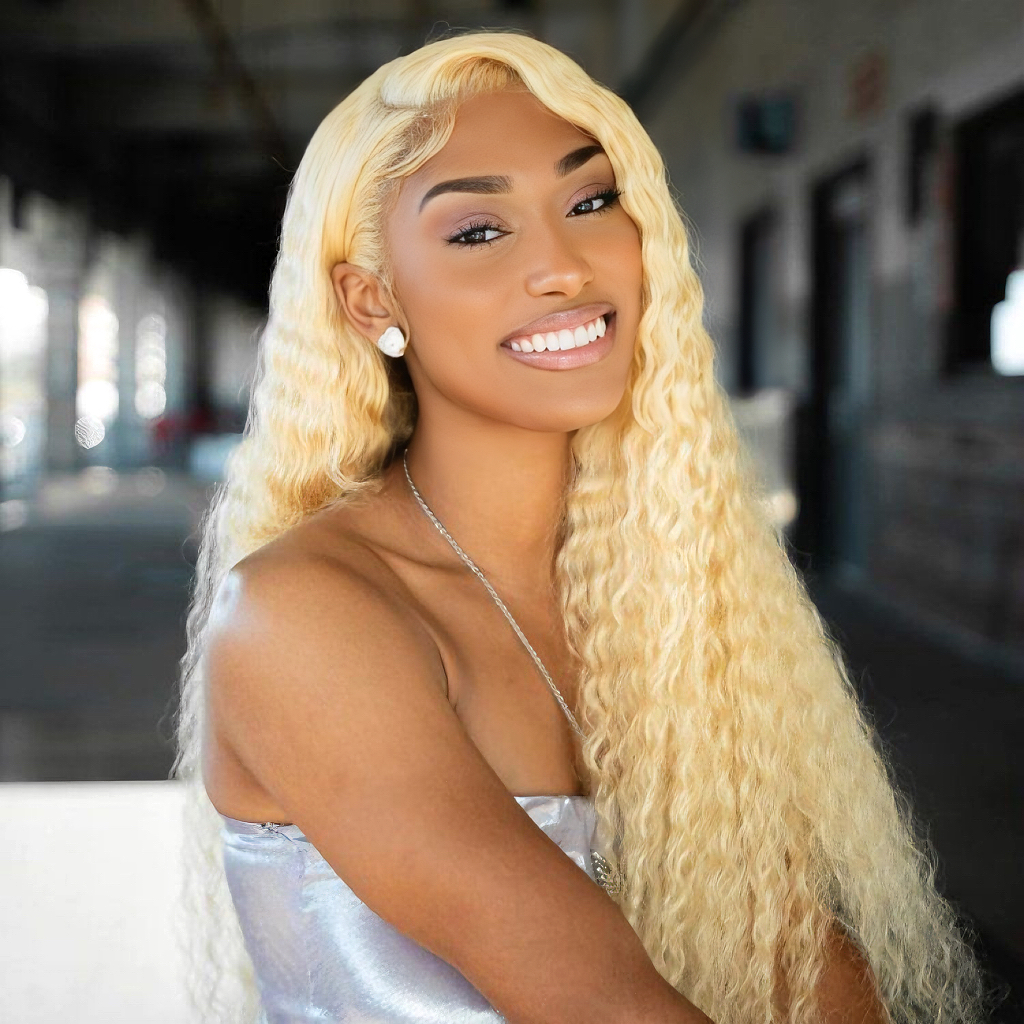 Beyonce Wigs 613 Blonde Deep Wave