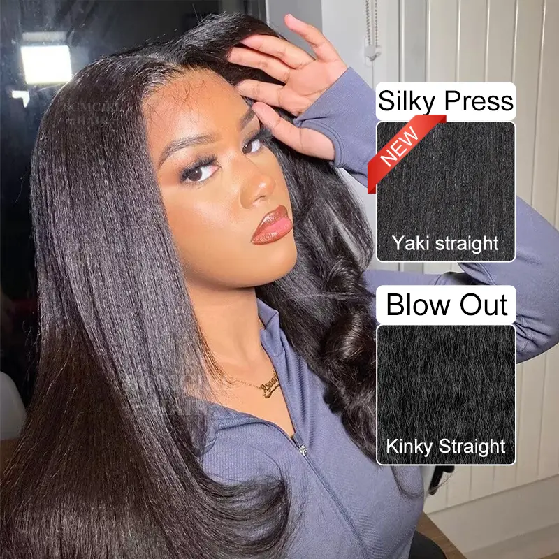 kinky straight human hair