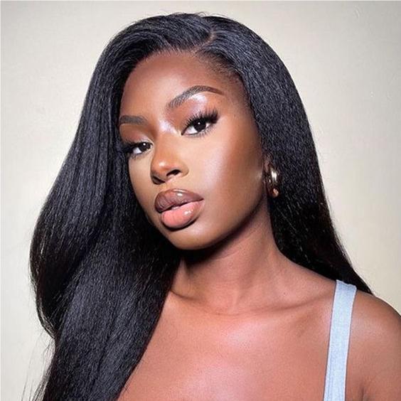 Kinky Straight 13*6 Lace Front Wig | BGM Hair