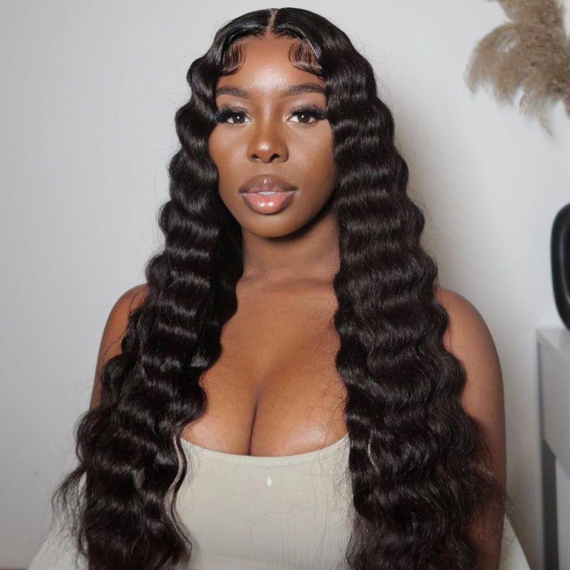 Loose Deep Wave HD Lace Closure Wig 150% Density | BGM Hair