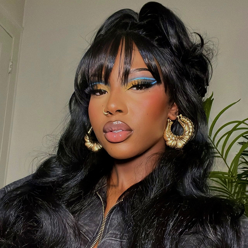 Body Wave Wig With Bangs | BGMGirl