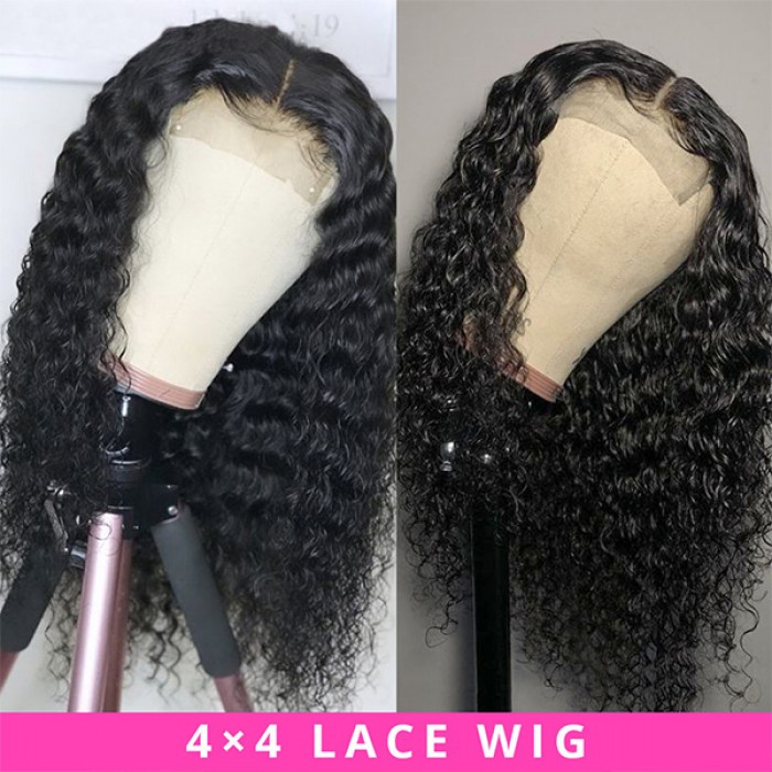 Deep Wave 4*4 Lace Closure Wig | BGM Hair BGMgirl