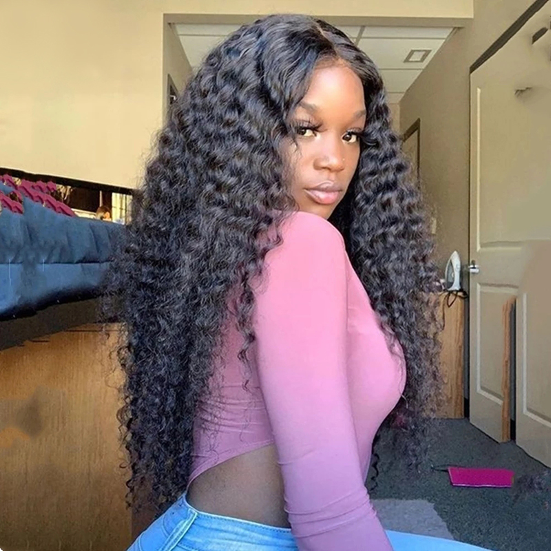 Deep Wave T Part Human Hair Wig | BGMGirl