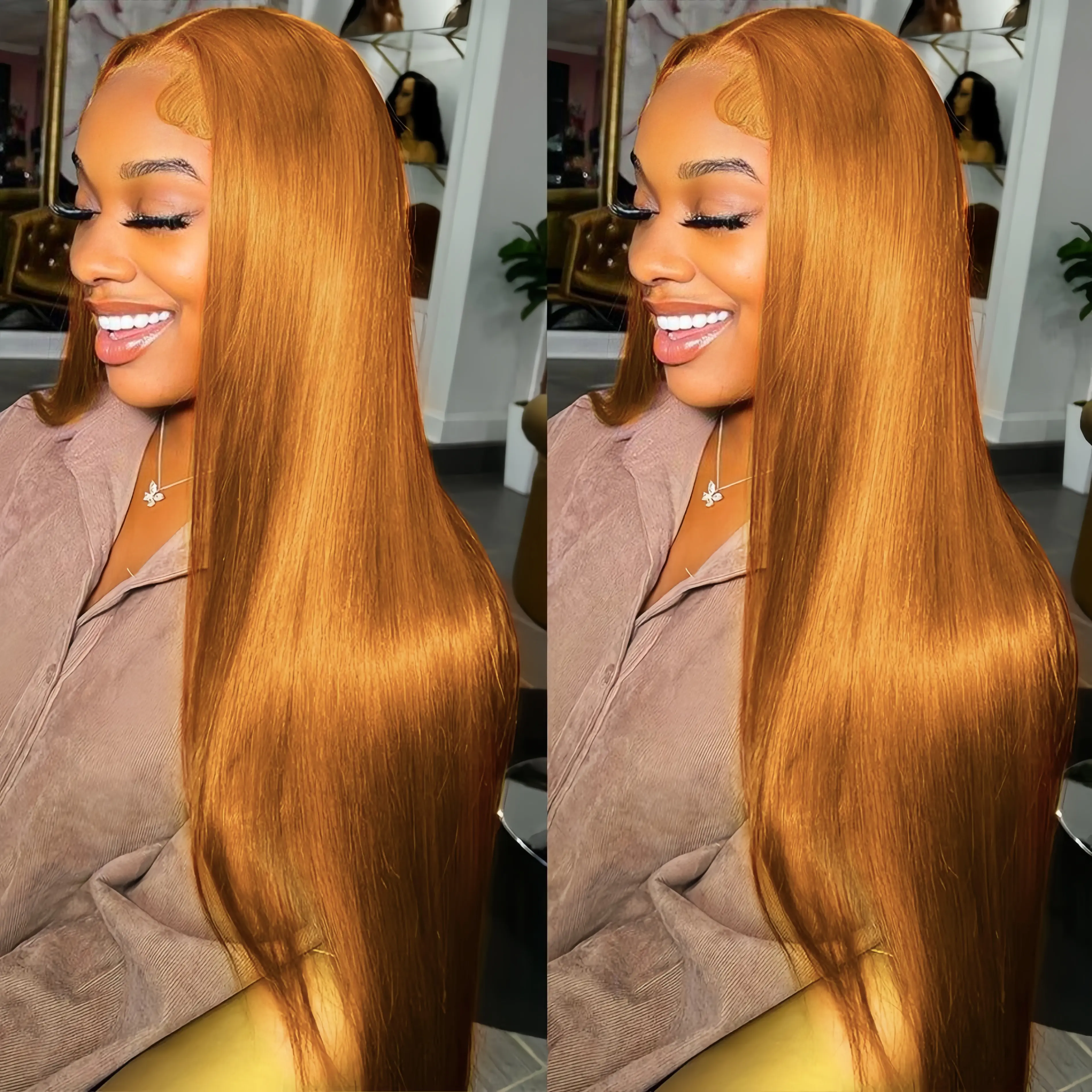 ginger hair color wig to go wig