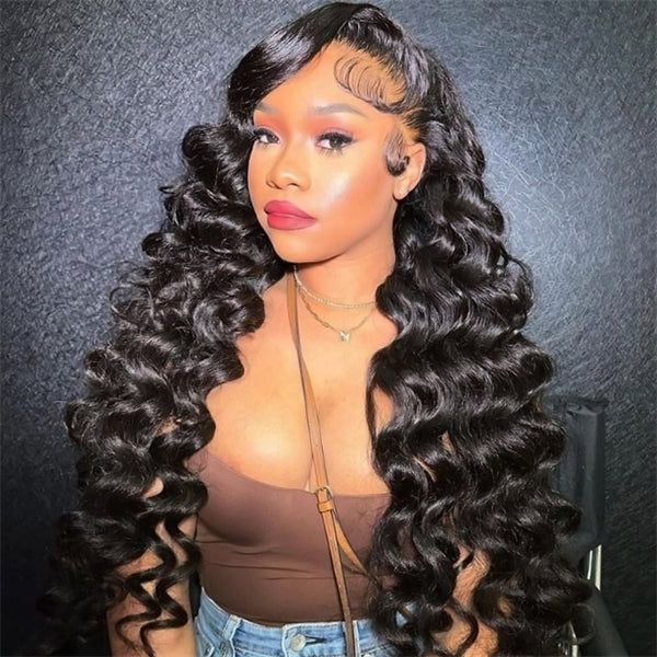 Loose Deep Wave Lace Closure Wig Transparent Lace Wig | BGMgirl US Only