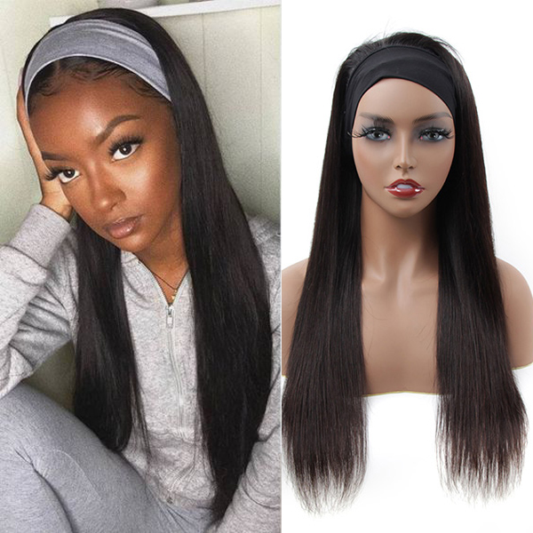 Straight Headband Human Hair Wig | BGMGirl