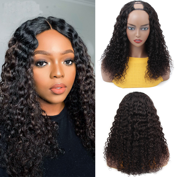 Water Wave U Part Human Hair Wig | BGMGirl