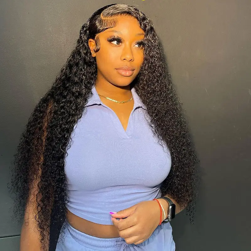 Kinky Curly Wear Go Wig HD Lace Front 180% Density Glueless Wig | BGMgirl Hair