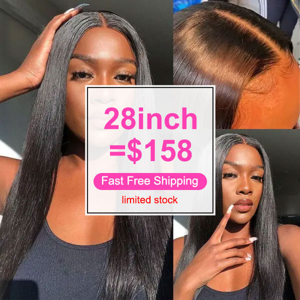 Straight 4*4 Lace Closure Wig 150% Density | BGM Hair US Only