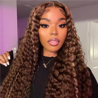 glueless lace closure color wig