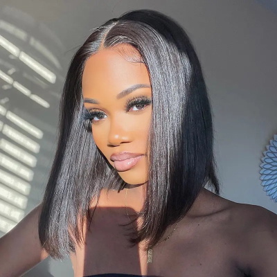 bob glueless lace frontal wig