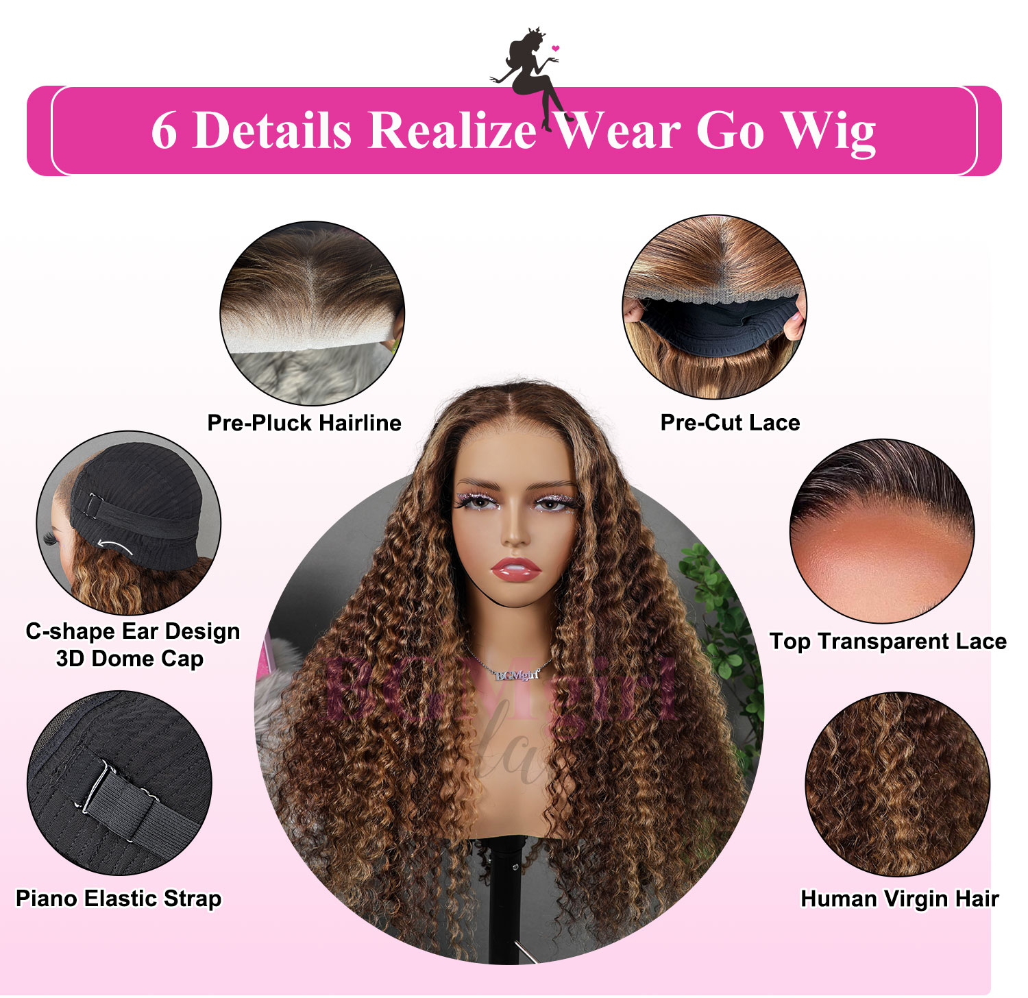 lightweight human hair wigs